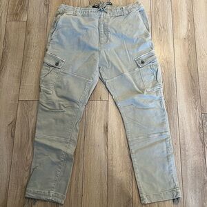 Men's Cargo Pants - Light Gray